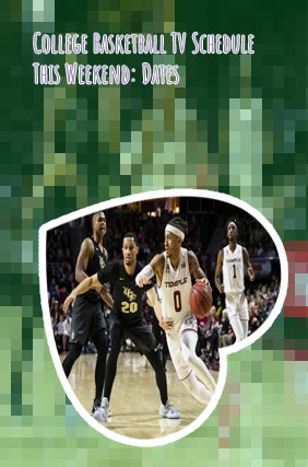 College basketball games today on tv